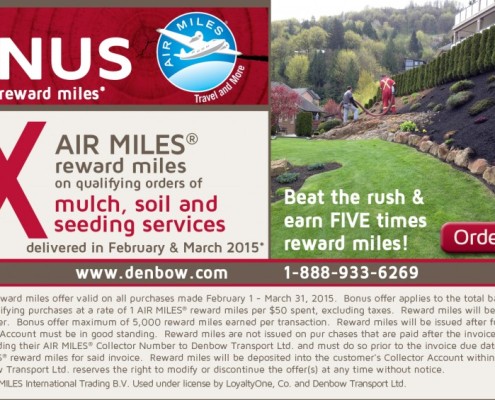 BONUS-Mulch-Soil-Seeding - Air Miles