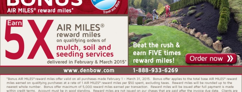 BONUS-Mulch-Soil-Seeding - Air Miles