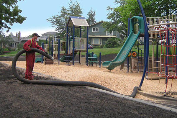 Playground Wood Chips Installation Services