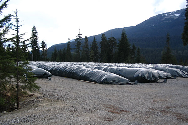 Whistler Onsite Composting with AG-BAG system