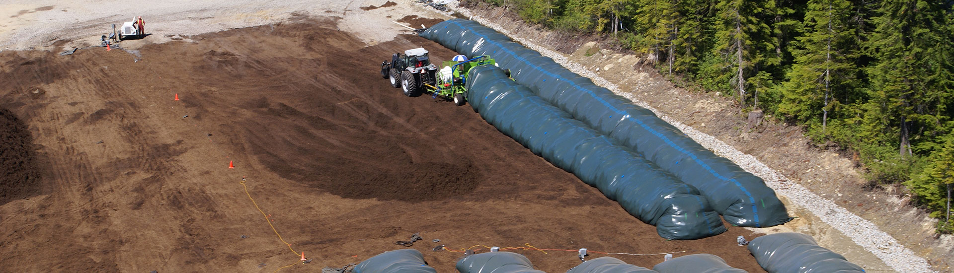 Whistler Onsite Composting with AG-BAG system