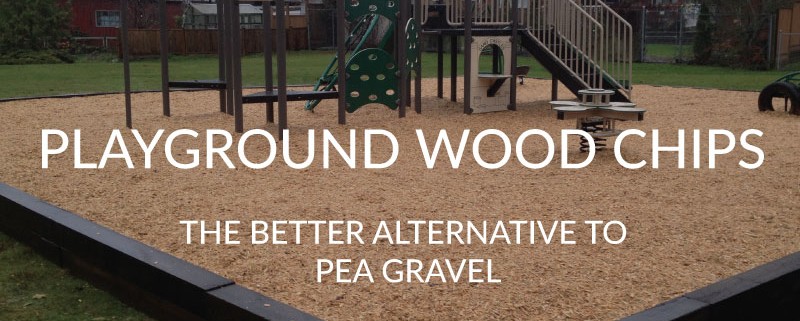 playground wood chips are the safe alternative to pea gravel