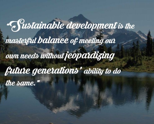 sustainable development