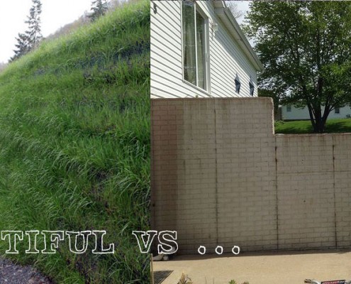 Beautiful Retaining Wall