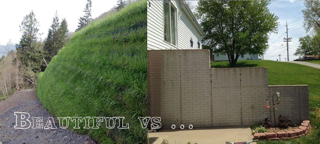 Beautiful Retaining Wall