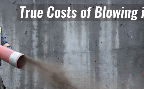 true cost of blowing in soil